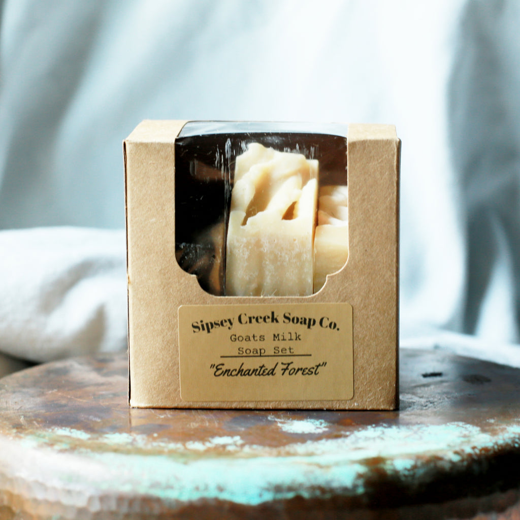 Enchanted Forest Collection- Goats Milk Soap Bundle